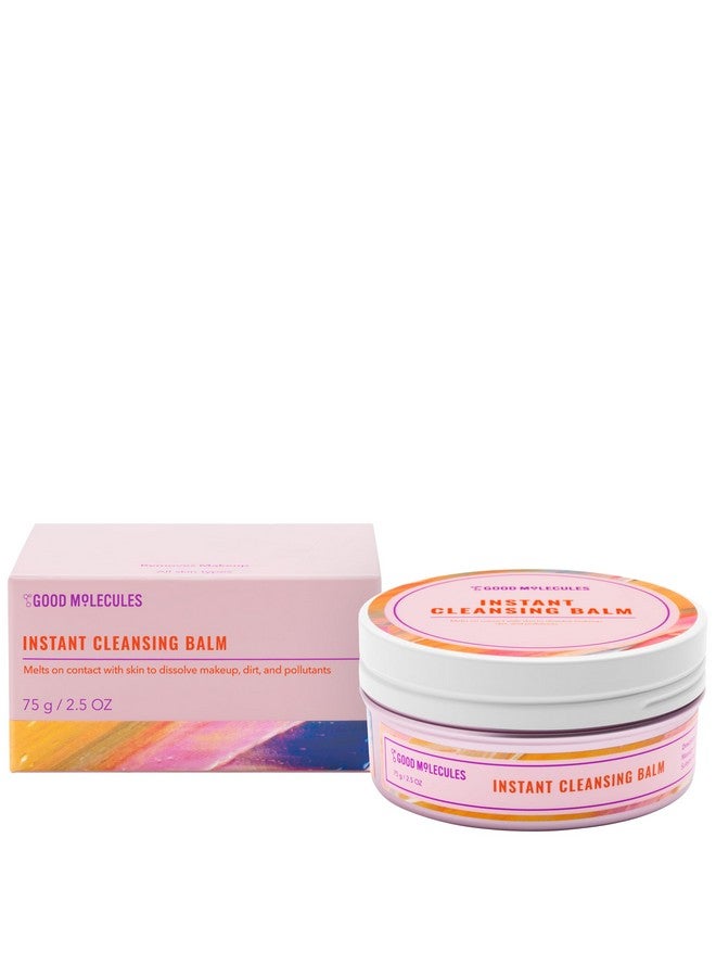 بلسم التنظيف الفوري من جود موليكلز - منظف للوجه ومزيل للمكياج بزبدة الشيا ونبق البحر وزيوت الكاميليا - للعناية بالبشرة للوجه والعينين - Image 1