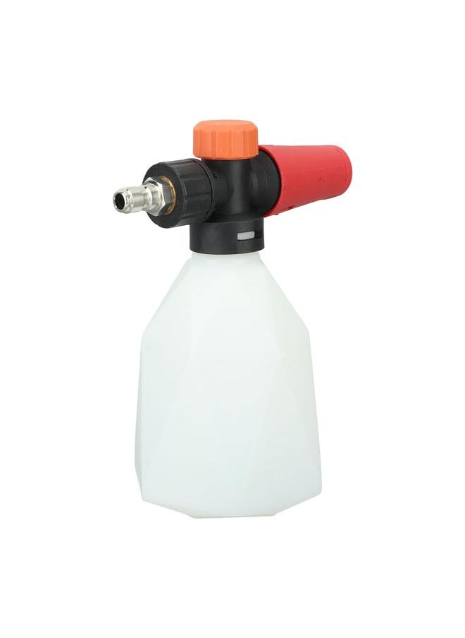 Thoraya Car Foam Sprayer 500ml Portable High Pressure Foam Blaster with 1/4 Inch Quick Connector for Garden Car Washing Rhombus  - Image 4