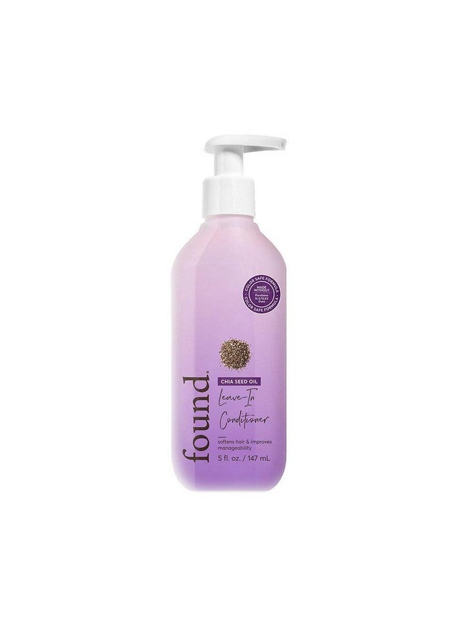 FOUND Haircare Chia Seed Oil Leave-In Conditioner, 5 Oz. | Treatment | Lightweight Cream That Softens Hair & Restores Hydration - Image 1