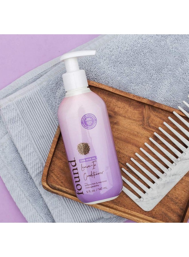 FOUND Haircare Chia Seed Oil Leave-In Conditioner, 5 Oz. | Treatment | Lightweight Cream That Softens Hair & Restores Hydration - Image 2