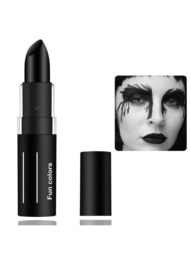 Fusang Face Body Nose Paint Stickclown Makeup Black Creamblendable Stickswaterproof Eyeblack Stick Blendable Long Lasting Professional Sfx Cosplay Festival Stage Halloween Makeup Stick - Image 1