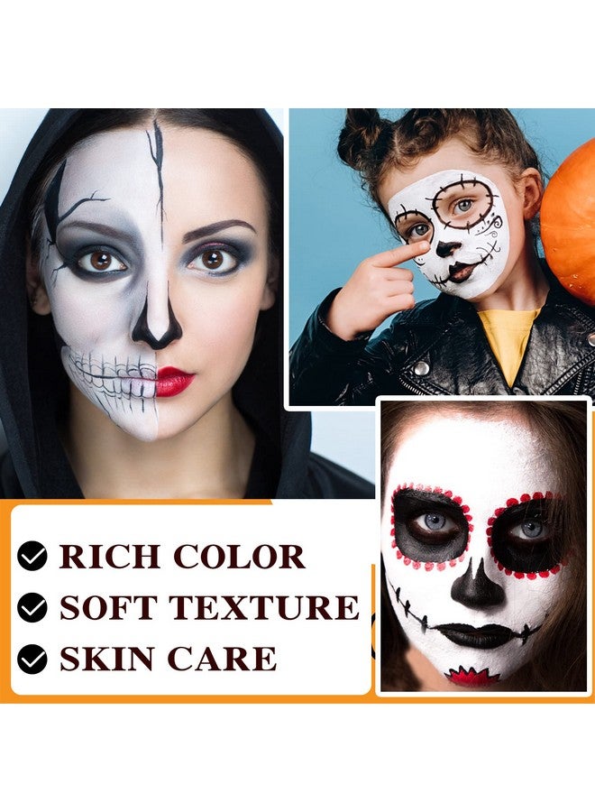 Fusang Face Body Nose Paint Stickclown Makeup Black Creamblendable Stickswaterproof Eyeblack Stick Blendable Long Lasting Professional Sfx Cosplay Festival Stage Halloween Makeup Stick - Image 3