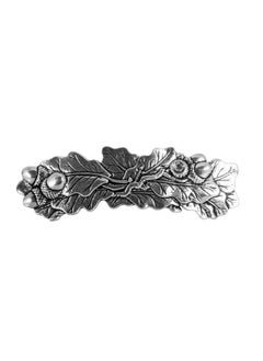 Oberon Design Oak Leaf Hair Clip, Hand Cast Metal Barrette Made in the USA with a Large 80mm Clip by Oberon Design. 1 Piece  - Image 1