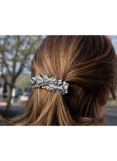 Oberon Design Oak Leaf Hair Clip, Hand Cast Metal Barrette Made in the USA with a Large 80mm Clip by Oberon Design. 1 Piece  - Image 5