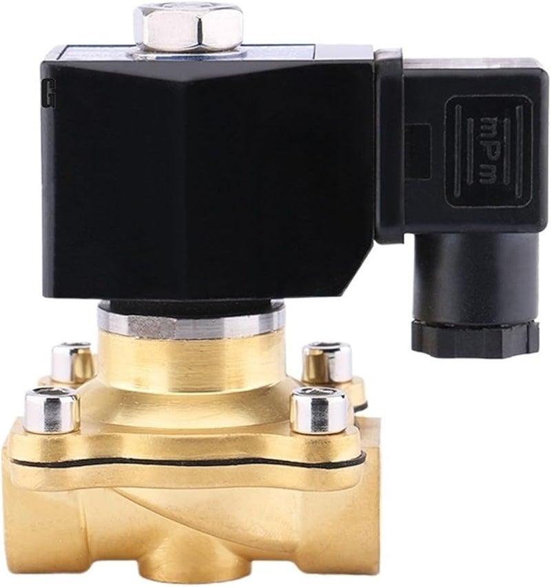 ZS Series Brass Direct Lifting Diaphragm Solenoid Valve 2 2 Way Normally Closed DN20 Size G - Image 1