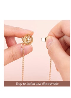 SYOSI Necklace Layering Clasps, Necklace Connector, Necklace Clasp Jewelry Bracelet Clasps Connectors, Suitable for Making Multi-strand Necklaces, Bracelets or Other Jewelry Crafts for Girls Women  - Image 3