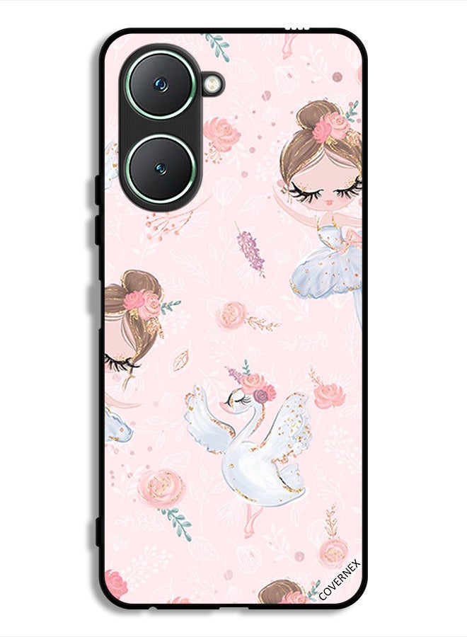Covernex Vivo Y18i 4G Protective Case Cover Doly Girl And Flowers - Image 1