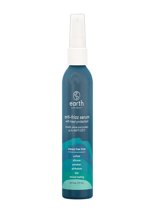 earth Anti-Frizz Serum - Hair Oil with Argan and Vegan Keratin - Lightweight Serum Providing Thermal Protection - Safe for All Hair Types - 6 oz - Image 1