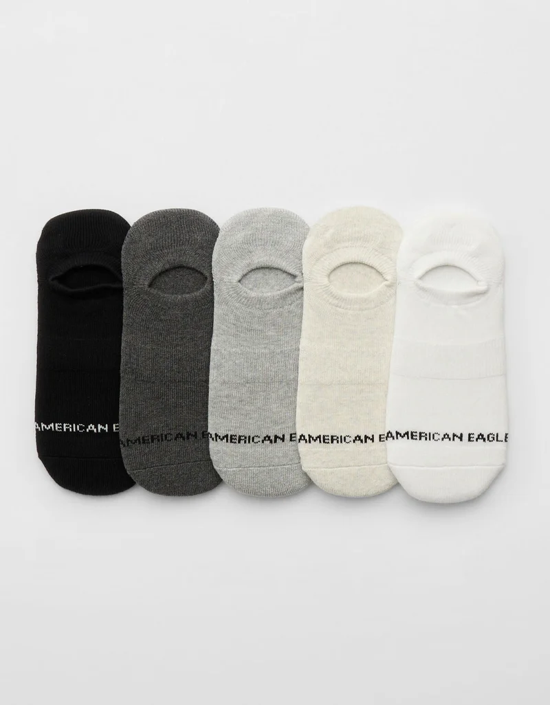 AE Terry Invisible Socks 5-Pack