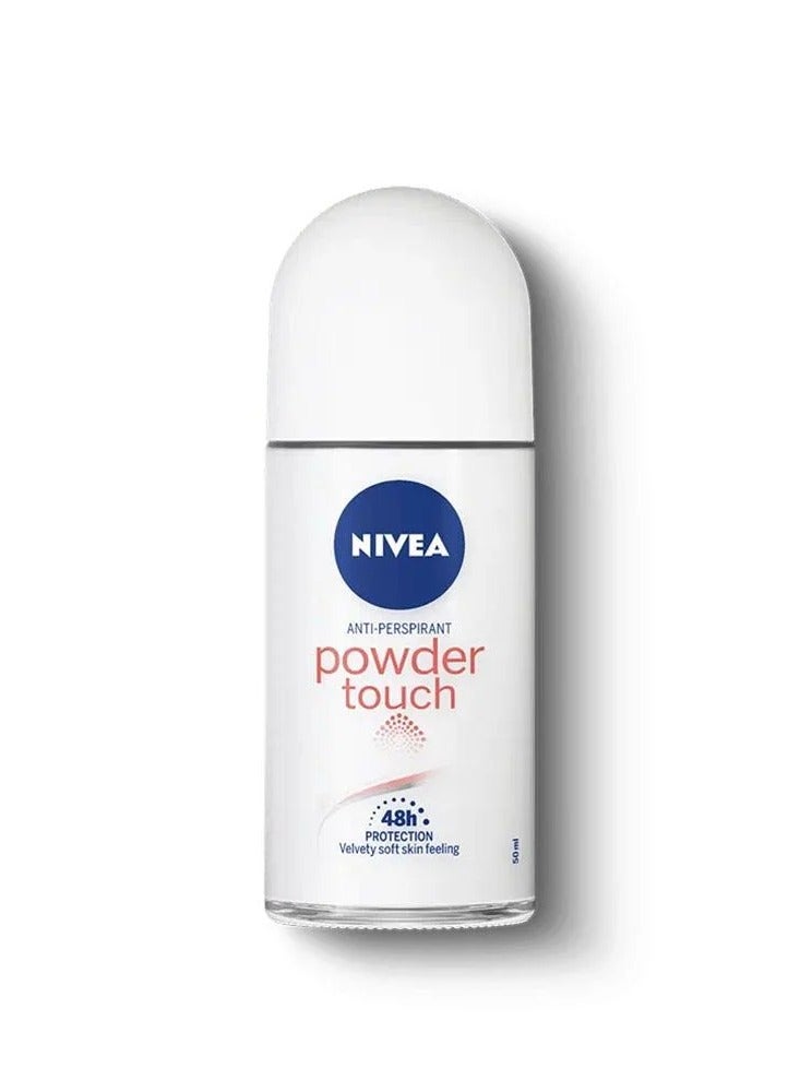 Nivea Deodorant Roll On Powder Touch For Women - 50ml - Image 1