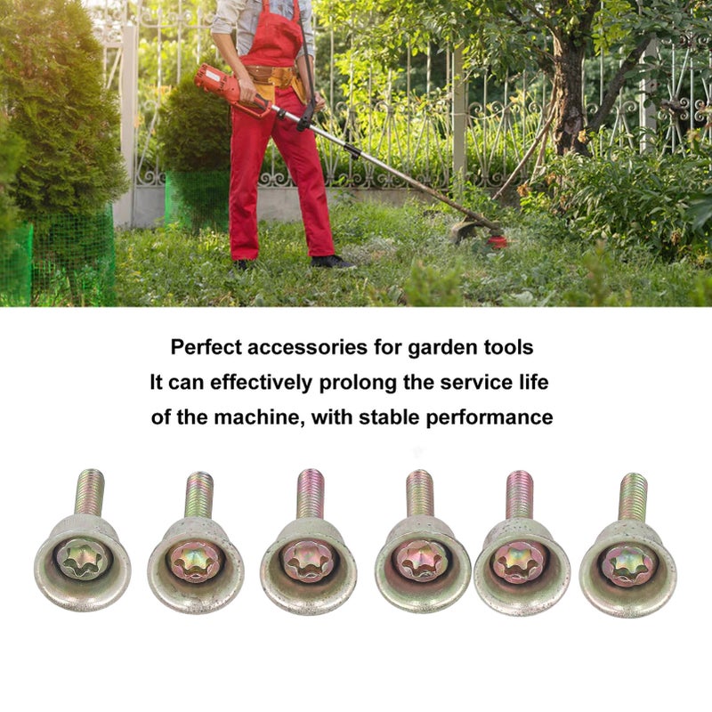 6 براغي مقبض فرامل منشار 6 قطع ألومنيوم M4 قطع منشار MS260 لـ Stihl 024 026 - Image 3