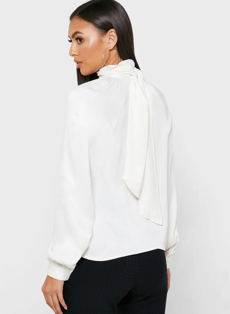 Reserved High Neck Cut Out Top