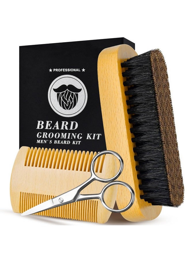 OEAGO Valentines Day Gifts for Him Beard Brush for Men Mustache Valentine's Day Anniversary Fathers Day Birthday Gifts for Boyfriend Husband from Wife Daughter Son Christmas Stocking Stuffers for Men - Image 1