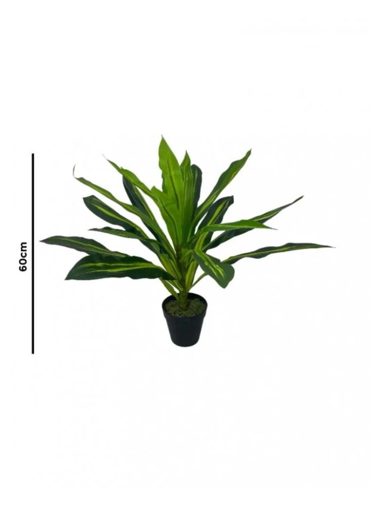 Generic Artificial Dracaena 60cm tall – an elegant green touch that lasts effortlessly  - Image 3