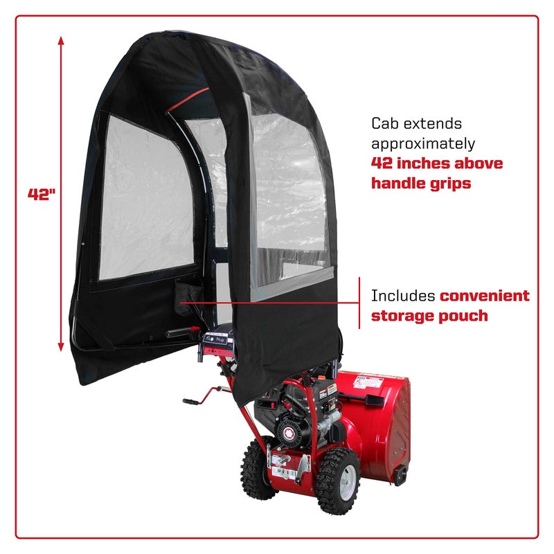 Arnold 490-241-0032 Univ Snow Thrower Cab, Black - Image 3