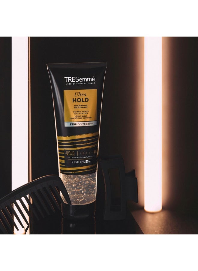 TRESemmé Hair Gel Ultra Hold No Crunch 24H Frizz Control Alcoholfree 9 Oz  - Image 4