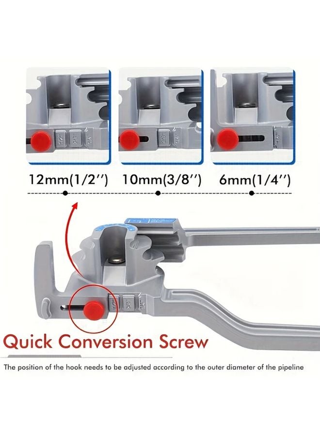 Manual Lever Pipe Bender Heavy Duty Imperial Model For Copper Aluminum Steel Tubes - Image 5