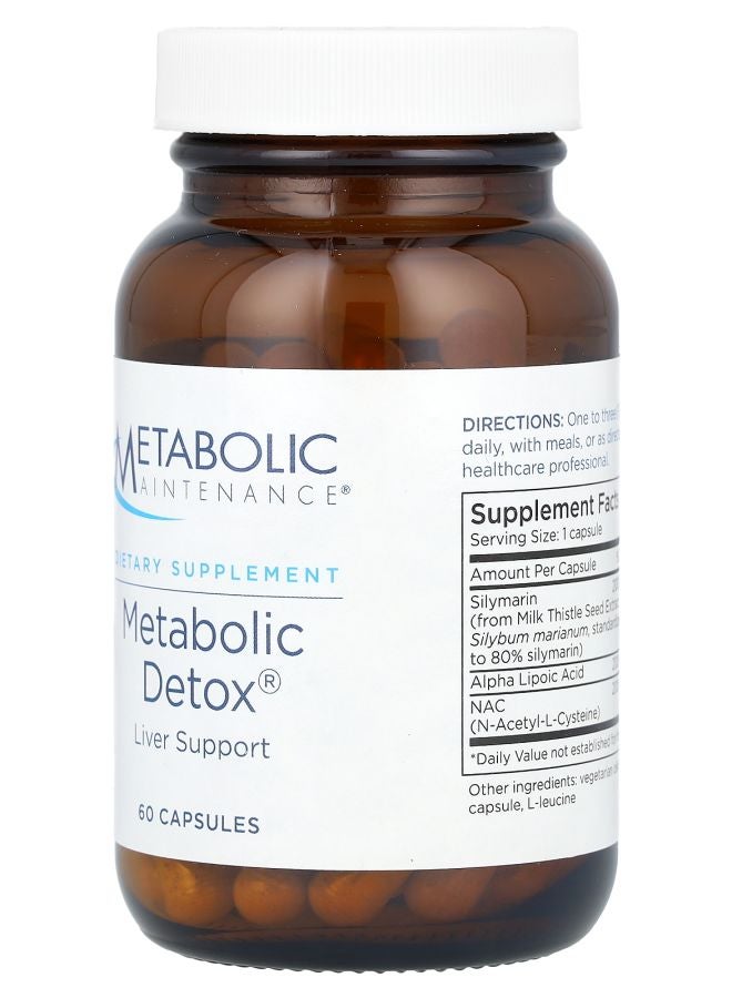 Metabolic Maintenance Metabolic Detox 60 Capsules - Image 2