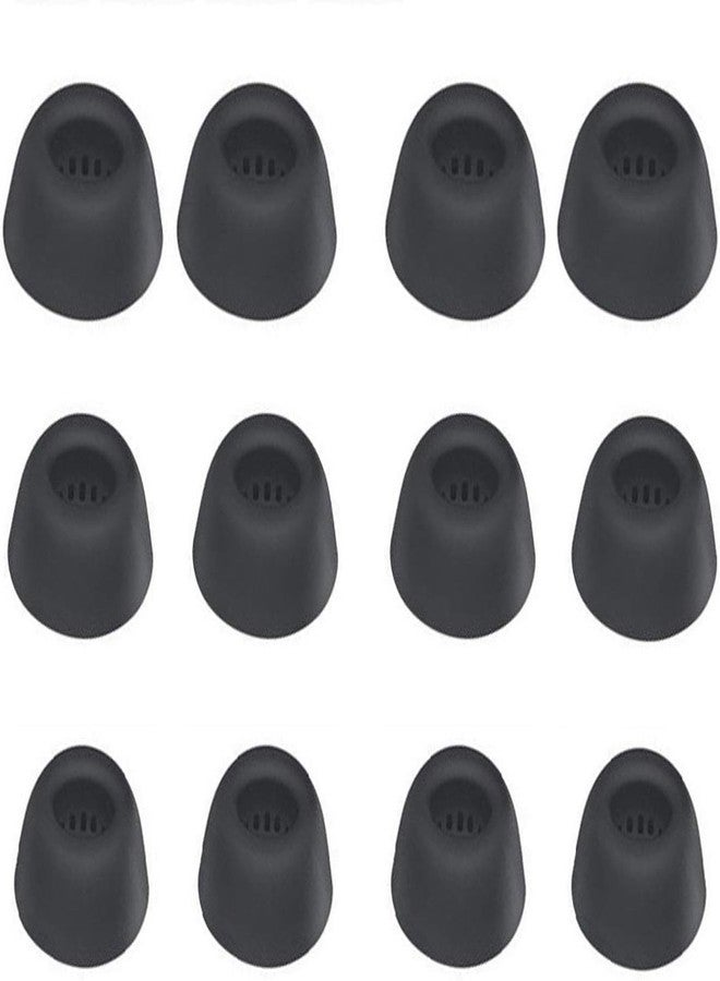 BLLQ Replacement Ear Tips Compatible with Sound core by ANK er Liberty 4 NC, Silicone Ear Buds Ear Cap Ear Plug Eartips Replacement for Liberty4NC 3 Size 6 Pairs,Black 6PB126 - Image 1