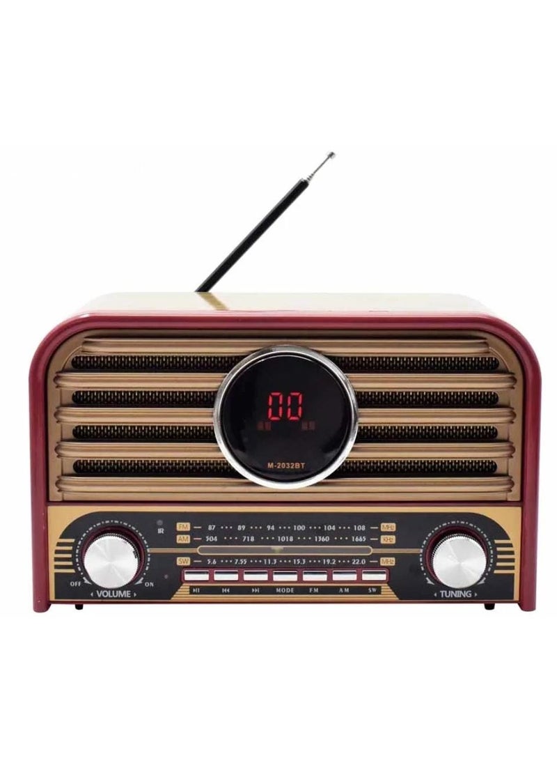 Classic Design Portable Brown Radio - Image 4