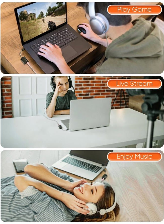 CableCreation USB C to 3.5mm Headphone Adapter, Type-C to 3.5mm Audio Adapter Compatible with Galaxy S22 S20 S21 Ultra Z Flip S20+, iPad Pro 2020, Pixel 4 3 2 XL etc. 0.33 ft Black - Image 5