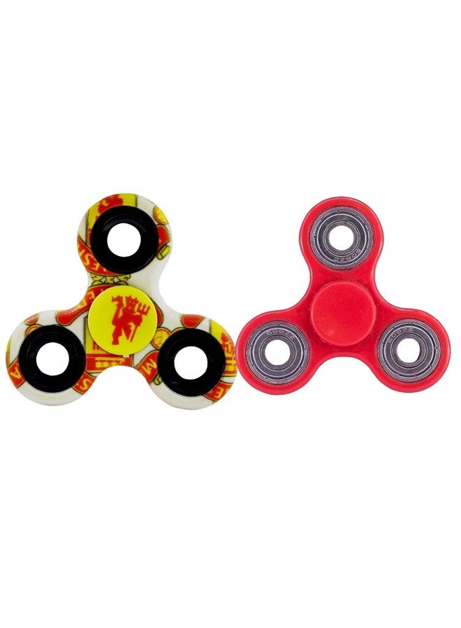 بريمسونس لعبة مكتب بريمسونز® هاند سبينر - لعبة حسية عالية السرعة تدور بسلاسة بالأصابع لتخفيف التوتر للأطفال والكبار - هدية لحفلات أعياد الميلاد - مجموعة - كرة قدم أمريكية + أحمر - Image 1