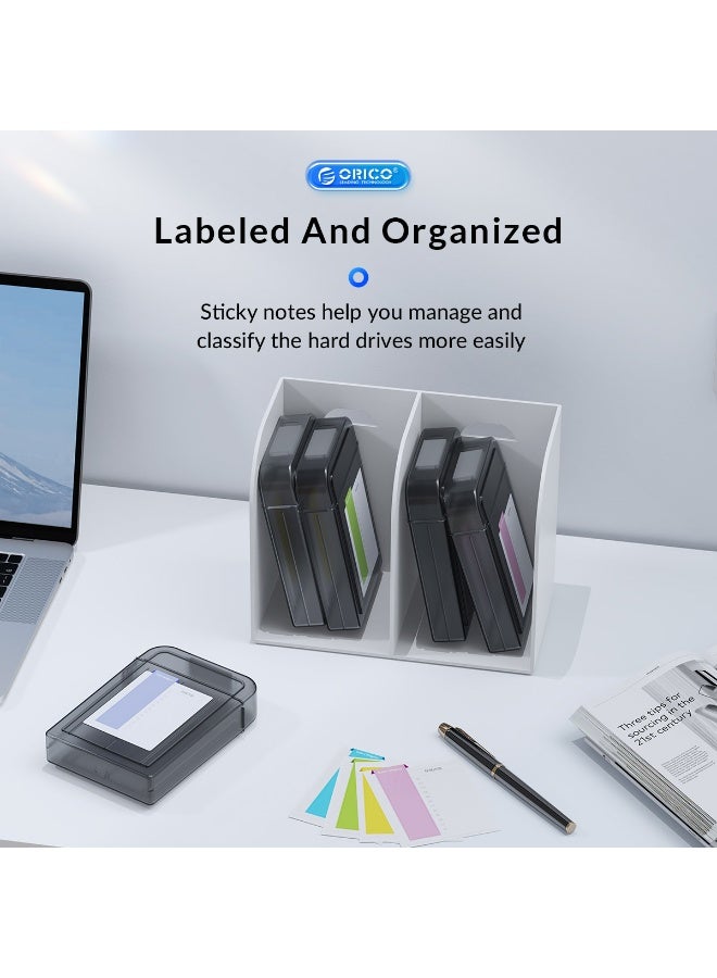 Orico 3.5-inch Mechanical Hard Disk Storage Box Hard Disk Protection PP Desktop Laptop Plastic Box Waterproof - Image 3