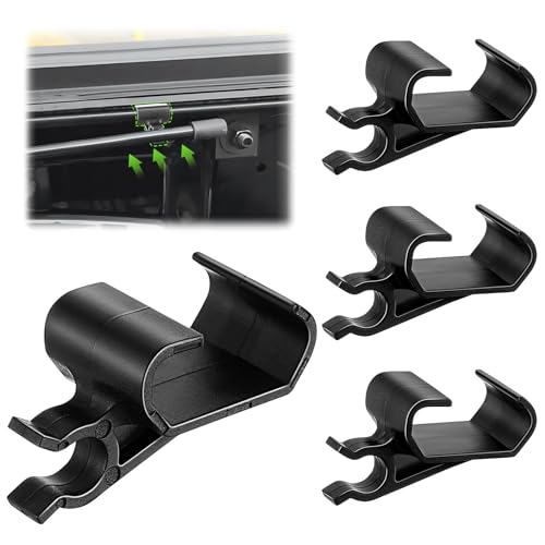 Feekoon 4 Pcs Tonneau Cover Clamps Compatible with BAKFlip MX4/F1/G2/HD/FiberMax/VP/Endura/CS/CS-F1, Tonneau Cover Prop Rod Clips Replacement for Parts-351b0024, Truck Bed Cover Parts - Image 1
