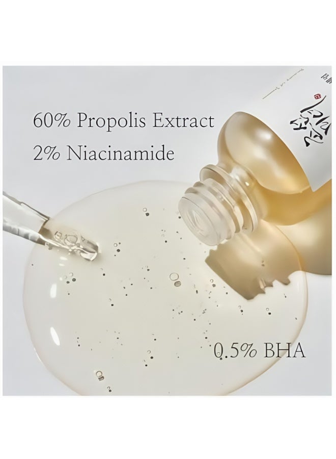 Beauty Bar Glow Serum Propolis and Niacinamide Hydrating Facial Soothing Moisturizer for Irritate, Uneven Skin Tone, Korean Skin Care 30ml, 1 fl.oz 30ml - Image 2
