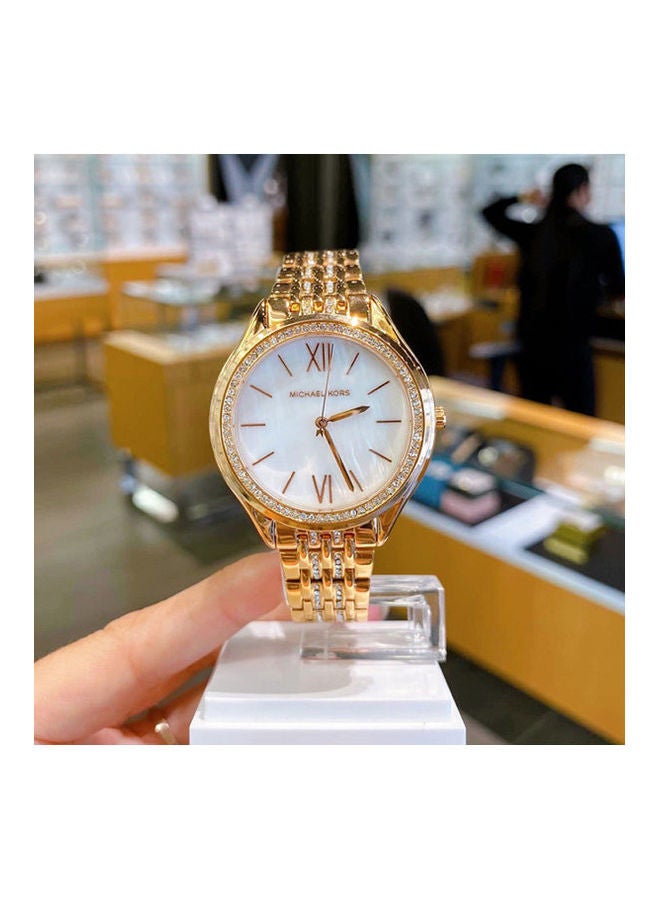 مايكل كورس ساعة يد بعقارب من الاستانلس ستيل طراز MK7076 نساء - Image 5