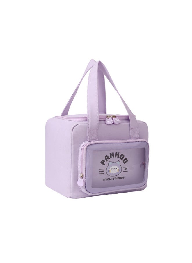 Runhui New Chaoshang Sifang Meal Bag Office Workers With Meals Portable Lunch Bag Student Lunch Box Bag Portable Insulation Bag