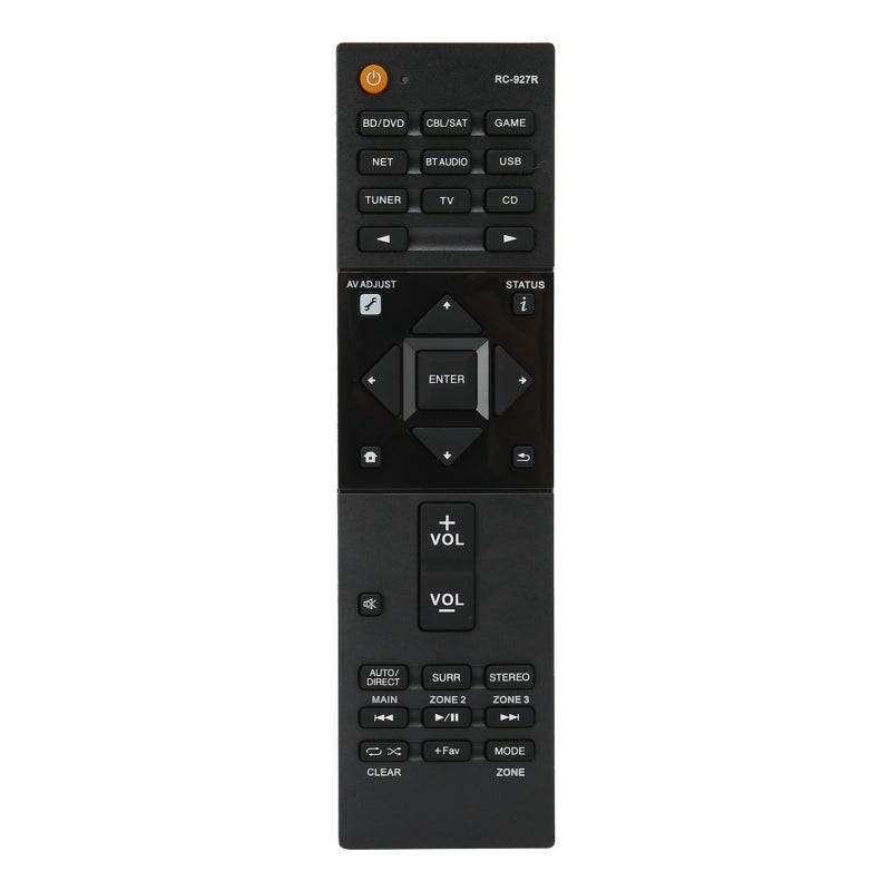 Remote Control Replacement - High Quality ABS Material - Remote Controller for Pioneer Receiver SC-LX701 SC-LX801 SC-LX901 - Portable Compact Design - RC-927R for Home Audio System - Image 1