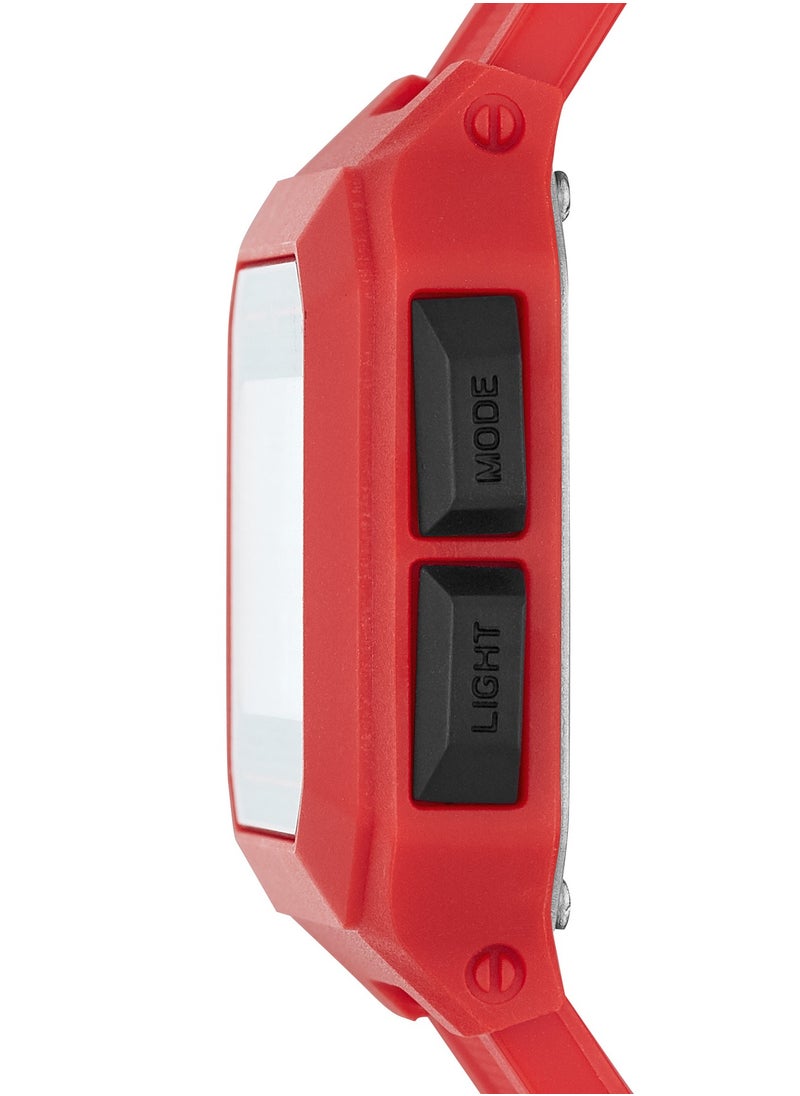 PUMA Remix 40mm Women's Digital Watch with Red Silicone Strap  - Image 3