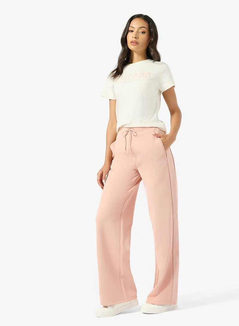 جس تيشيرت كيتي بأكمام قصيرة ورقبة دائرية