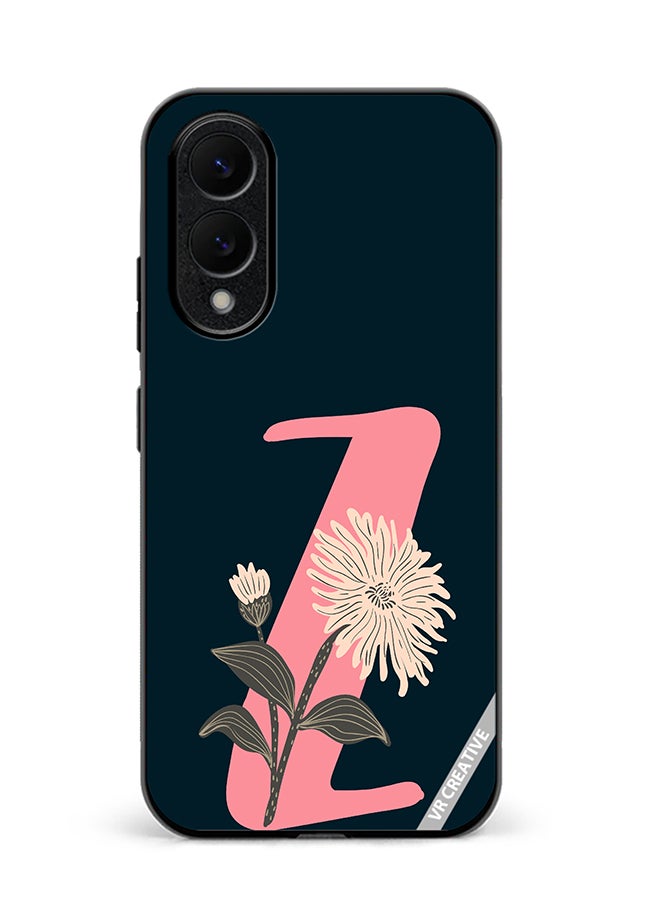 Protective Case Cover For Samsung Galaxy S25 Edge Alphabet Z Design Multicolour