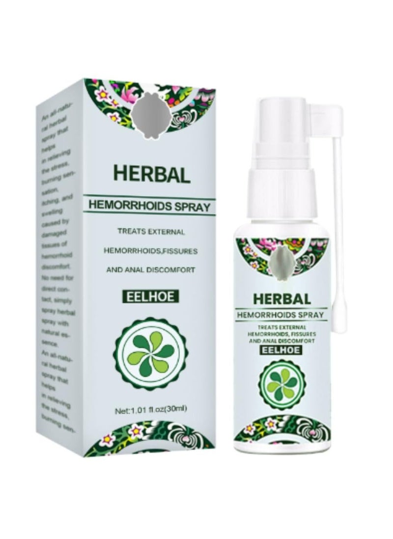 Natural Herbal Hemorrhoids Spray - External and Internal Hemorrhoids Treatment with 100% Natural Herbal Extracts Formula(3pcs)