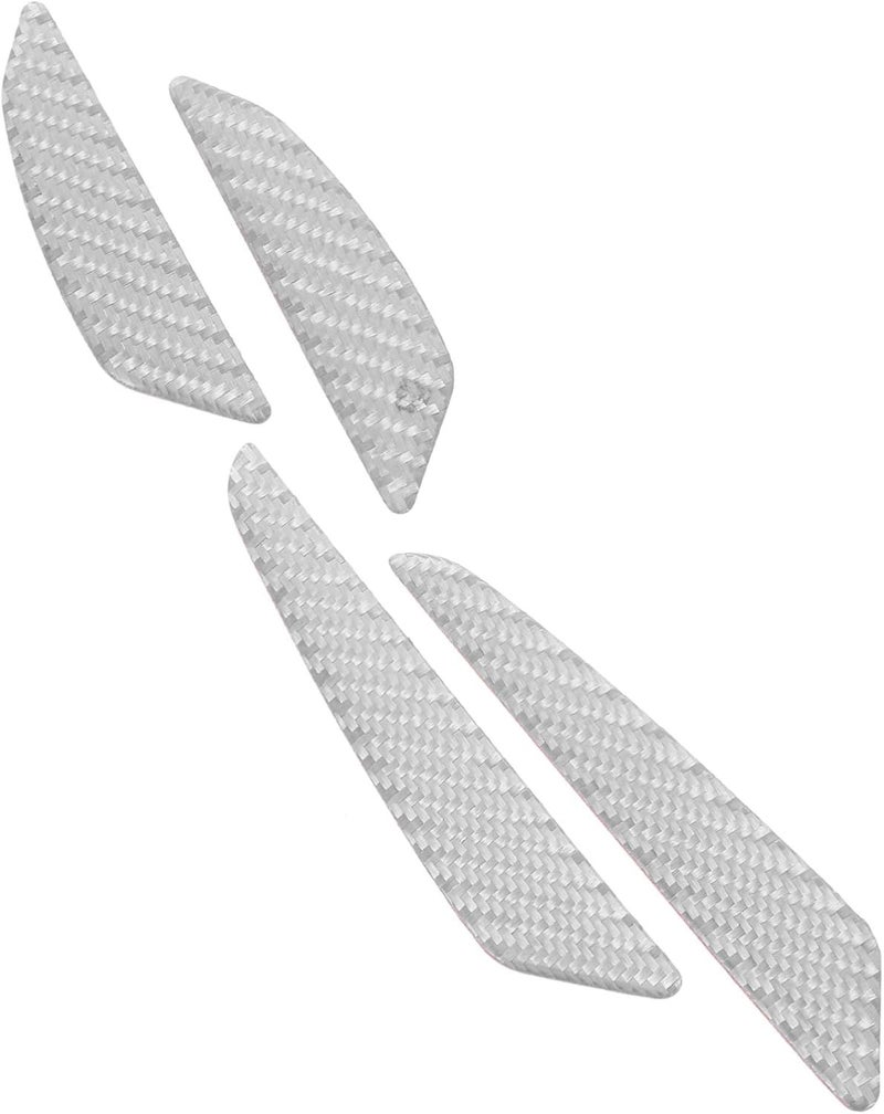 4pcs Silver Car Door Bumper Protector Scratch Guard Stylish Easy Installation Vehicle Edge Accessories - Image 1