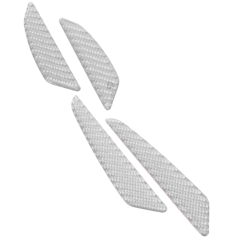 4pcs Silver Car Door Bumper Protector Scratch Guard Stylish Easy Installation Vehicle Edge Accessories - Image 2