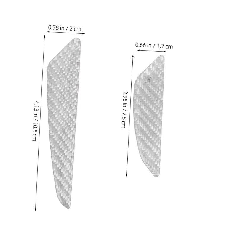 4pcs Silver Car Door Bumper Protector Scratch Guard Stylish Easy Installation Vehicle Edge Accessories - Image 3