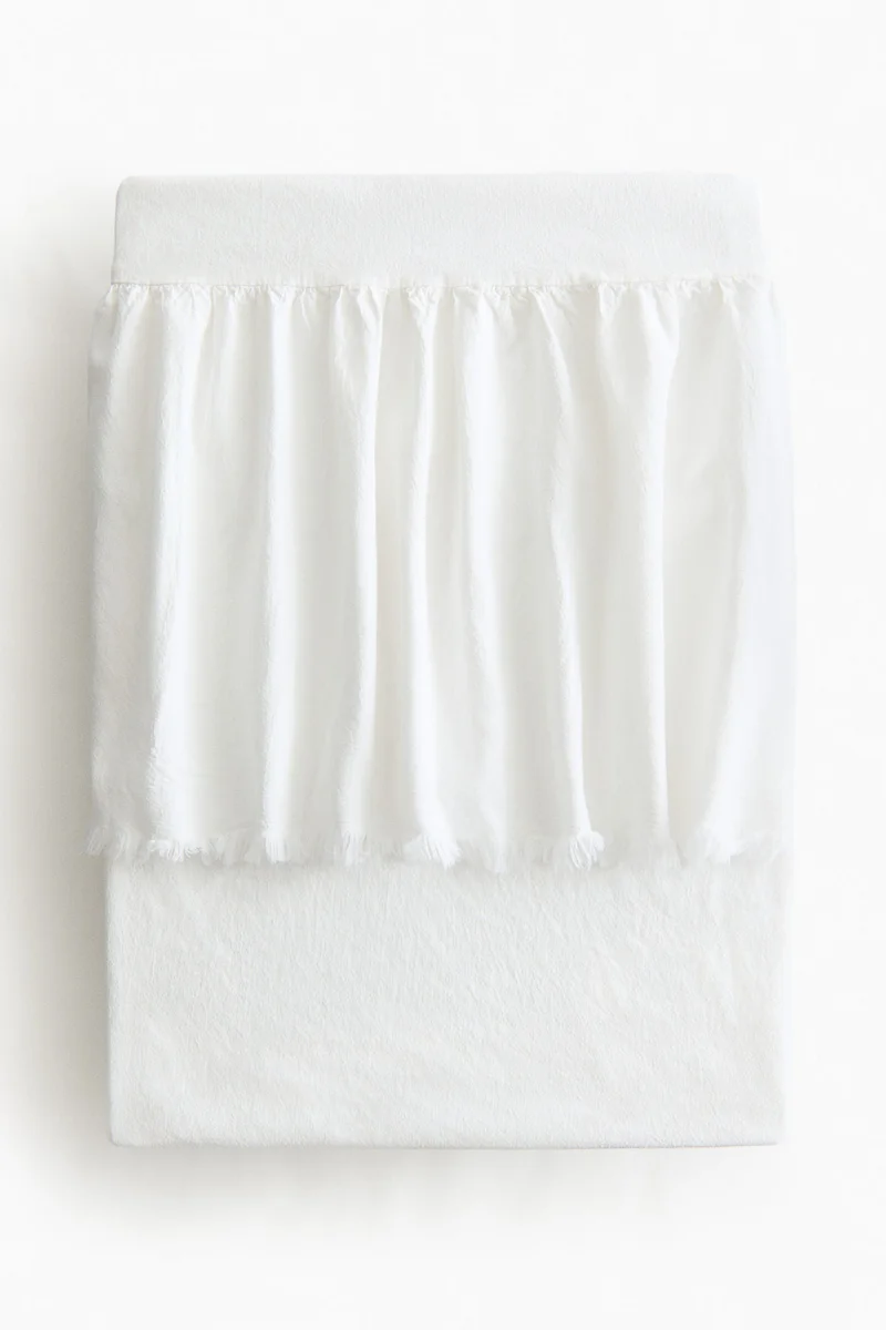 اتش اند ام شرشف سرير من مزيج الكتان