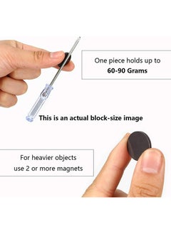 HY Flexible Magnetic Dot with Self Adhesive, 120 PCS Round Small Magnetic Stickers with Adhesive Backing Peel & Stick Magnets Stickers for Crafts, Office, DIY Projects, 20x2mm  - Image 5