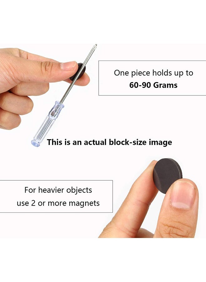 HY Flexible Magnetic Dot with Self Adhesive, 120 PCS Round Small Magnetic Stickers with Adhesive Backing Peel & Stick Magnets Stickers for Crafts, Office, DIY Projects, 20x2mm  - Image 5