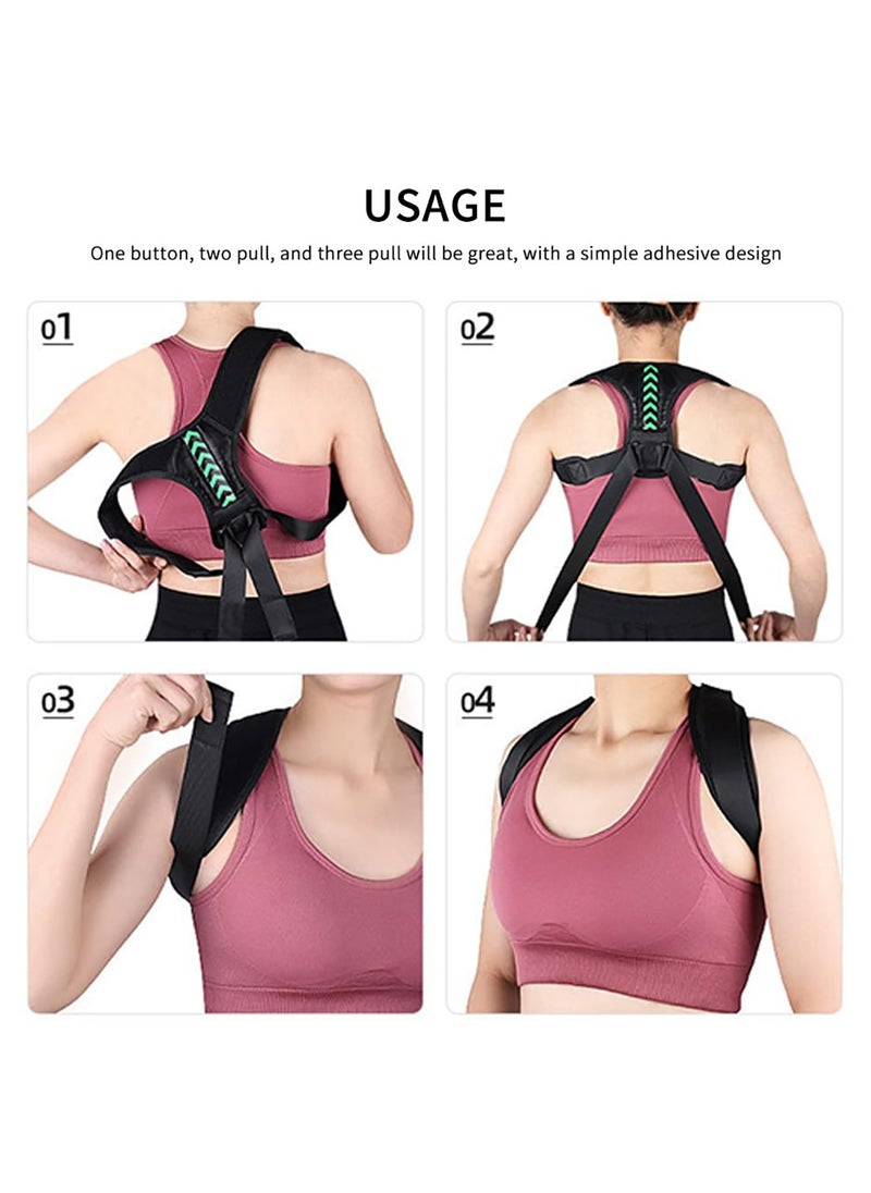 ToolHouse Back Posture Corrector Belt Adjustable Upper Back Brace Providing Pain Relief from Neck Shoulder and Upper and Lower Back For Men Women  - Image 3