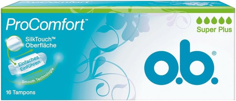 o.b. ob Tampons Pro Comfort Super Plus Pack of 16