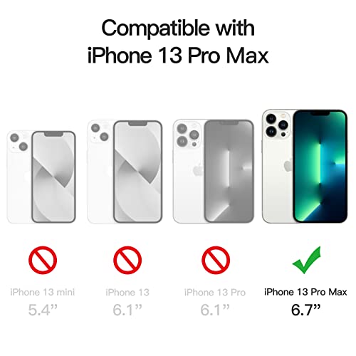 ZedGear for iPhone 13 Pro Max Case Cover Compatible with Magsafe Anti Yellow Silicone Clear Shockproof Scratch Resistant Protective Phone Soft Silicone Slim Cover for iPhone 13 Pro Max (Transparent) - Image 2