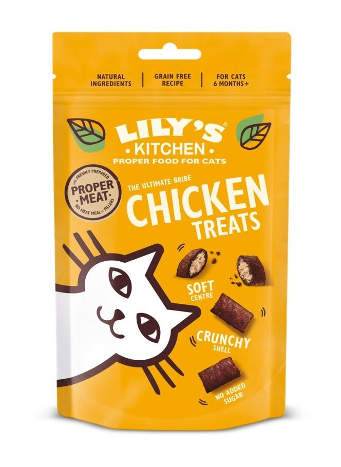 Lily's Kitchen - Chicken Pillow Cat Treats 60g - Image 1