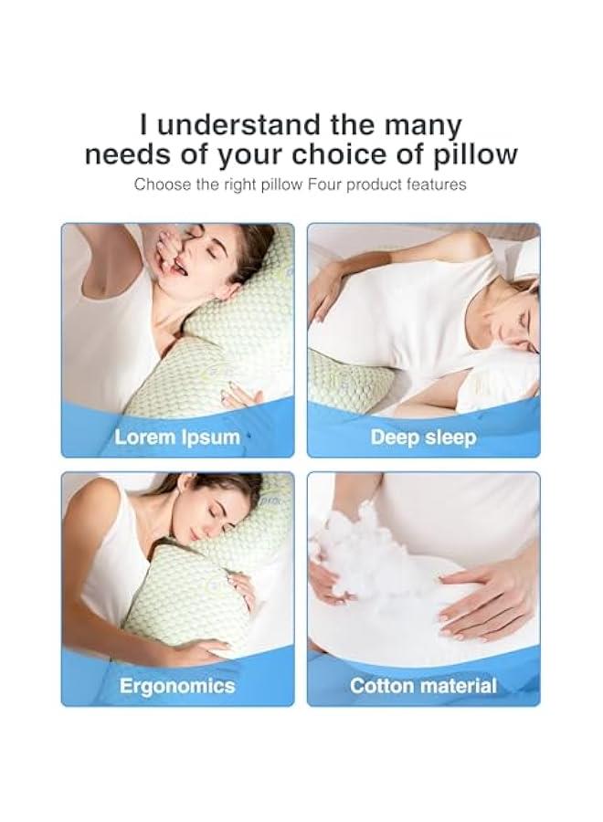 Pregancy Pillows for Sleeping, Maternity Pillow, Pregnancy Body Pillow Support for Back, Legs, Belly, HIPS of Pregnant Women, Detachable and Adjustable with Pillow Cover (Green, Small) - Image 2
