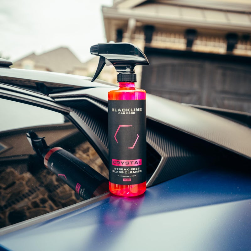 Blackline Best Glass Cleaner - Works On Glass  Windows  Mirrors & Navigation Screens. Tint Safe Window Cleaner For Car - 16 Fl Oz Bottle  Streak Free Spray - Image 4