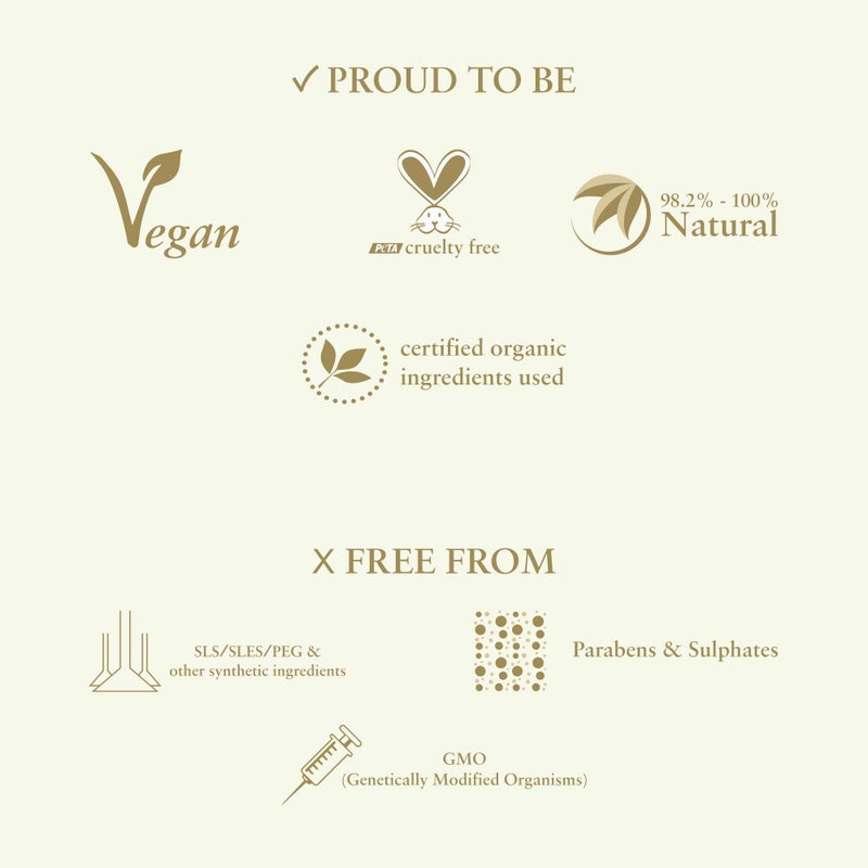 Just Herbs Organic Herbal Nourishing Facial Massage Cream With Ashwgandha & Sandalwaood for Men & Women - Suitable for Normal to Dry Skin, 100g - Image 4