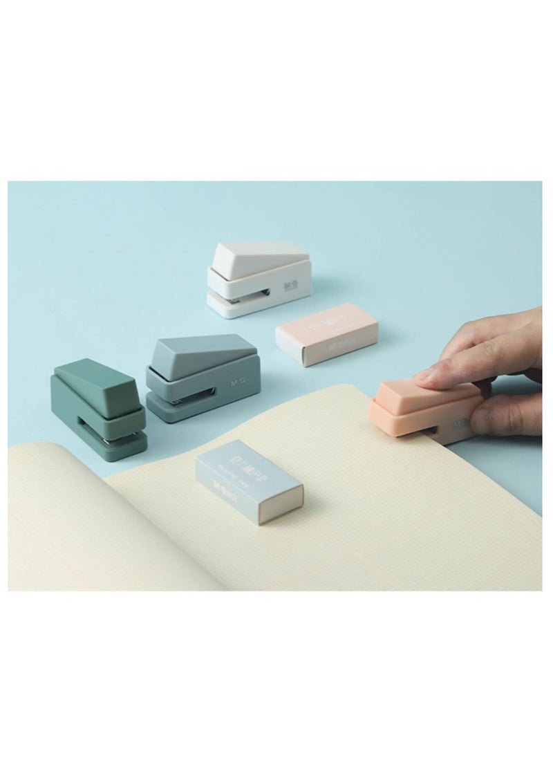 ام اند جي - M&G Chenguang Mini Small Stapler Portable Children's Handheld Labor-saving With Staples - No:ABS916CM - Image 1